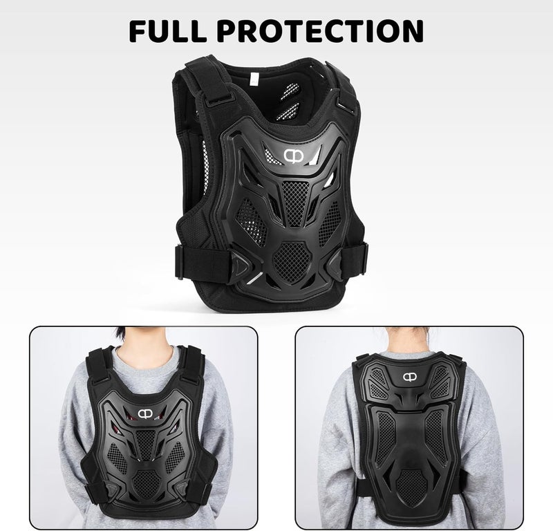 DA - Kids Dirt Bike Gear - Youth Motorcycle Riding Protective Gear Motocross Armor Suit Chest Protector for Boys Girls Mountain Biking Cycling - Image 4